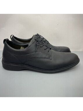 Amberjack The Original Oxford Dress Shoes Comfort Office Leather Black Mens 12
